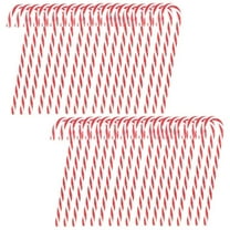 Amamary Christmas Plastic Candy Cane 5.9 inches(about 15 cm) Christmas Tree Hanging Decoration Twisted Tree Candy Cane Decoration Christmas Holiday Party Favour(24 Pcs )