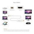 thumbnail image 3 of PrimeCables Mini DisplayPort to HDMI Adapter Cable (ThunderBolt to HDMI Compatible) Gold Plate, 6ft, 3 of 6