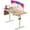 Light Rustic, variant on CubiCubi 48 x 24 Inches Electric Standing Desk, Height Adjustable Sit to Stand Desk, Home Office Table with Splice Board, Light Rustic