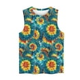 thumbnail image 4 of Summer Women Tie Dye Tank Tops Sleeveless Loose Camisole Trendy Vest Fashion Pullover Shirts Outfit, 4 of 4
