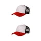 thumbnail image 3 of Minnieouse Gorra de béisbol deportiva para niños y niñas, moda clásica, gorras con viseras de protección solar, malla transpirable, sombreros Rojo Blanco Negro 2piezas, 3 of 6