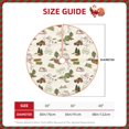 thumbnail image 2 of Rateoe Road Trip Pattern Christmas Tree Skirt with Ties , Christmas Tree Decorations, Farmhouse Christmas Decor Xmas Holiday Decorations-30", 2 of 6