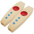 thumbnail image 1 of 2pcs Wooden Kazoo Guitar Ukulele Accompany Kazoo Small Practice Kazoo Musical Instrument, 1 of 1