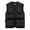 Black, variant on APEXFWDT Men's Cargo Vest Fishing Travel Outdoor Work Photo Vests with 6 Pockets Photography Work Outerwear Vests,L,Black