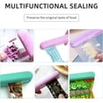 thumbnail image 4 of Paquete de 2 mini selladores de bolsas con sellado térmico, sellador de bolsas de mano para almacenamiento de alimentos, máquina selladora de calor inteligente portátil con cable de alimenta, 4 of 5