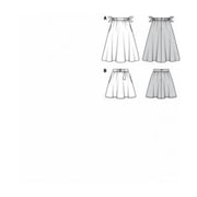 Burda Paper Sewing Pattern 6319 - Skirts for Women