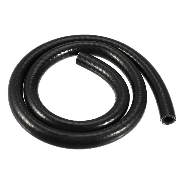 Coche Silicona Vacío Tubería Manguera LíneaNegro ID 10 mm 3,28 Pies Longitud