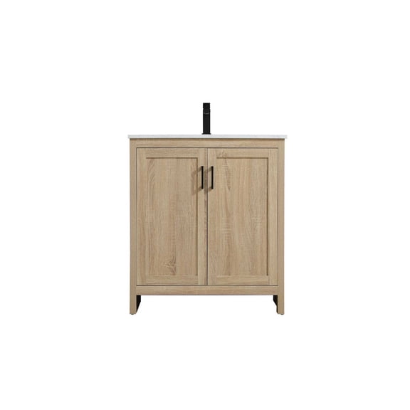 Elegant Kitchen and Bath Finnley 30 inch Single Bathroom Vanity in Mango Wood