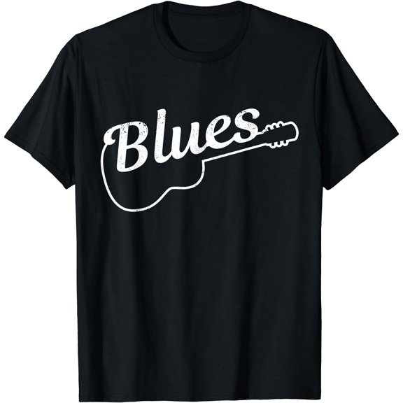 Blues Music Guitar Player Guitarist Vintage Musician Gift T-Shirt
