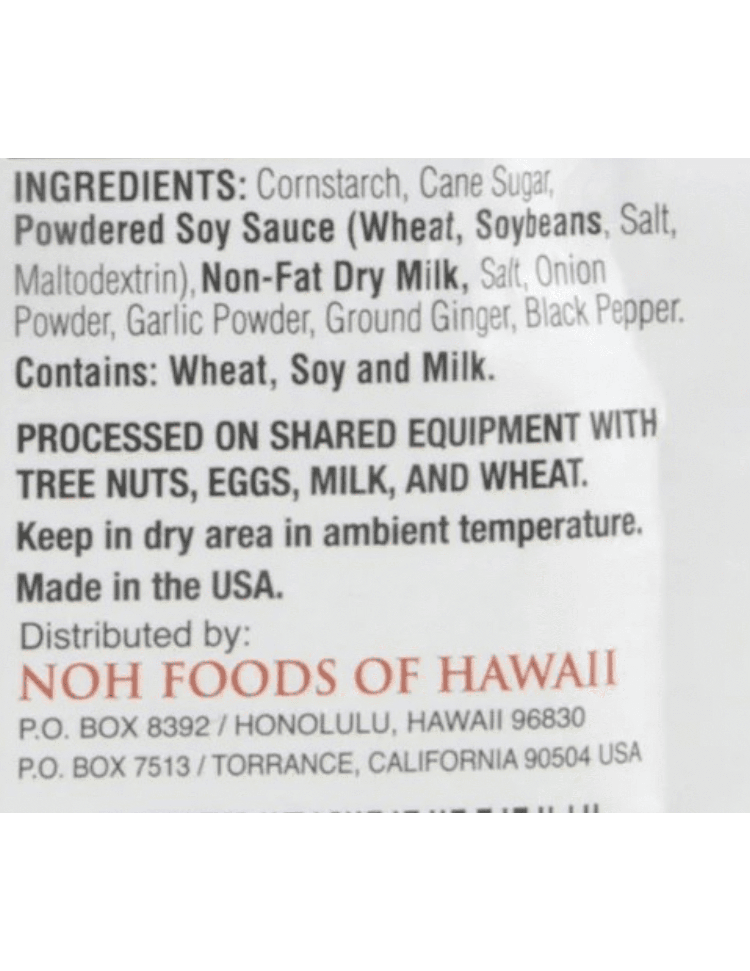 (6 pack) NOH Oriental Stir Fry Seasoning Mix, 1 oz