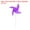 Purple, variant on 25pcs Windmills for the Yard Garden 17 Inch x 11 Inch 4 Leaves, Light Blue