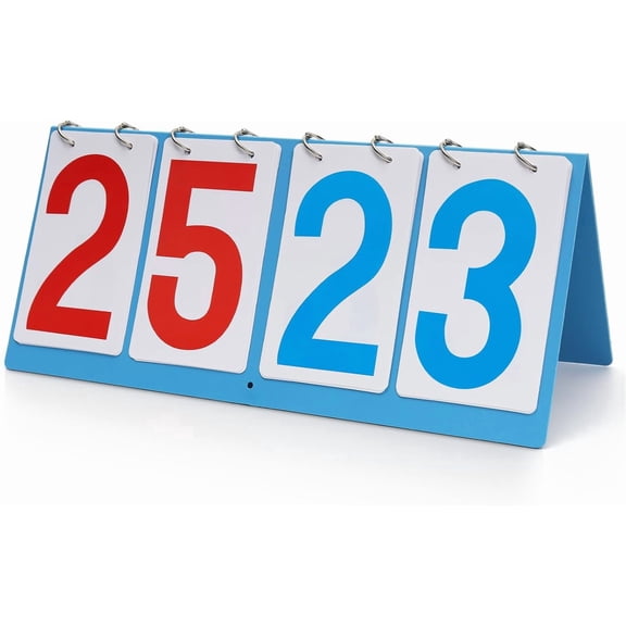 Flip Scoreboard Score Keeper – Waterproof Manual Board for Cornhole, Basketball, Volleyball, Table Tennis & Multi-Sport Games