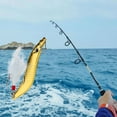 thumbnail image 3 of Fishing Lure Sharp Hook 3D Simulation Fisheye Fishing Treble Hooks Leech Swimbait Natural Swimming Posture Leech Bait for Fishing Lover, 3 of 8