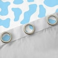 thumbnail image 4 of Homewish Cow Print Black Out Curtains for Boys Girls,Blue White Curtains Pack of 2 (42x63 Each),Farmhouse Animal Bedroom Curtains,Microfiber Bedroom Decor, 4 of 6