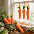thumbnail image 6 of Luoshdecor Easter Carrot Foam Decor 3-Pack - Colorful Hanging Radish & Rabbit Ornament for Home Party Decor, 6 of 6
