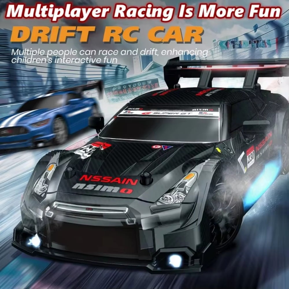 ATJIA RC Drift Car 1/24 4WD 2.4GHz 30KM/H High Speed AE86 Racing Sport Toy Car with LED Lights Racing and Drift Wheels