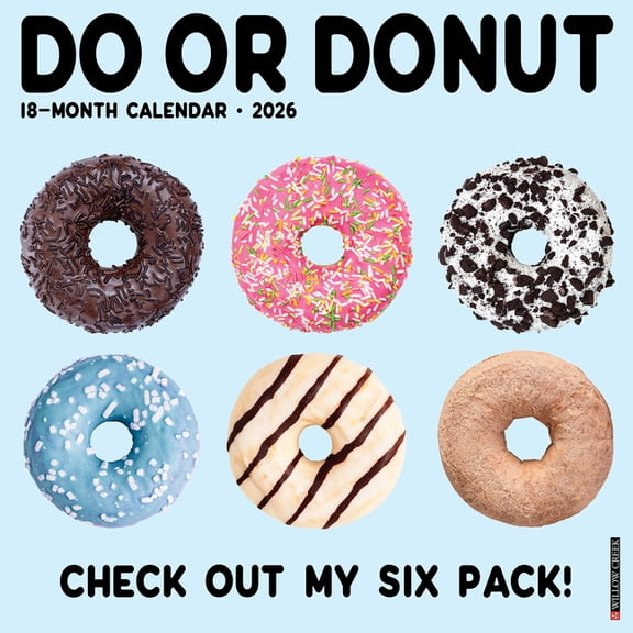 Do or Donut 2026 Wall Calendar, (Paperback)