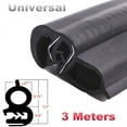 thumbnail image 5 of 3 Meters EPDM & Steel Belt Car Door Hood Trunk Edge Sealing Strip Weatherstrip, 5 of 5