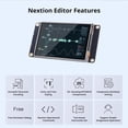 thumbnail image 4 of Nextion HMI Display 4.3″ Enhanced Series NX4827K043 Resistive LCD-TFT Touch Screen 480 * 272, Nextion Display Module with RTC Function and 8 Digital GPIOs, Suitable for 3D Printers, Vehicle HMI, etc., 4 of 7