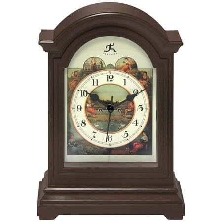 UPC 731742052209 product image for Infinity Instruments Classic Brown Plastic 9-inch Analog Tabletop Clock | upcitemdb.com
