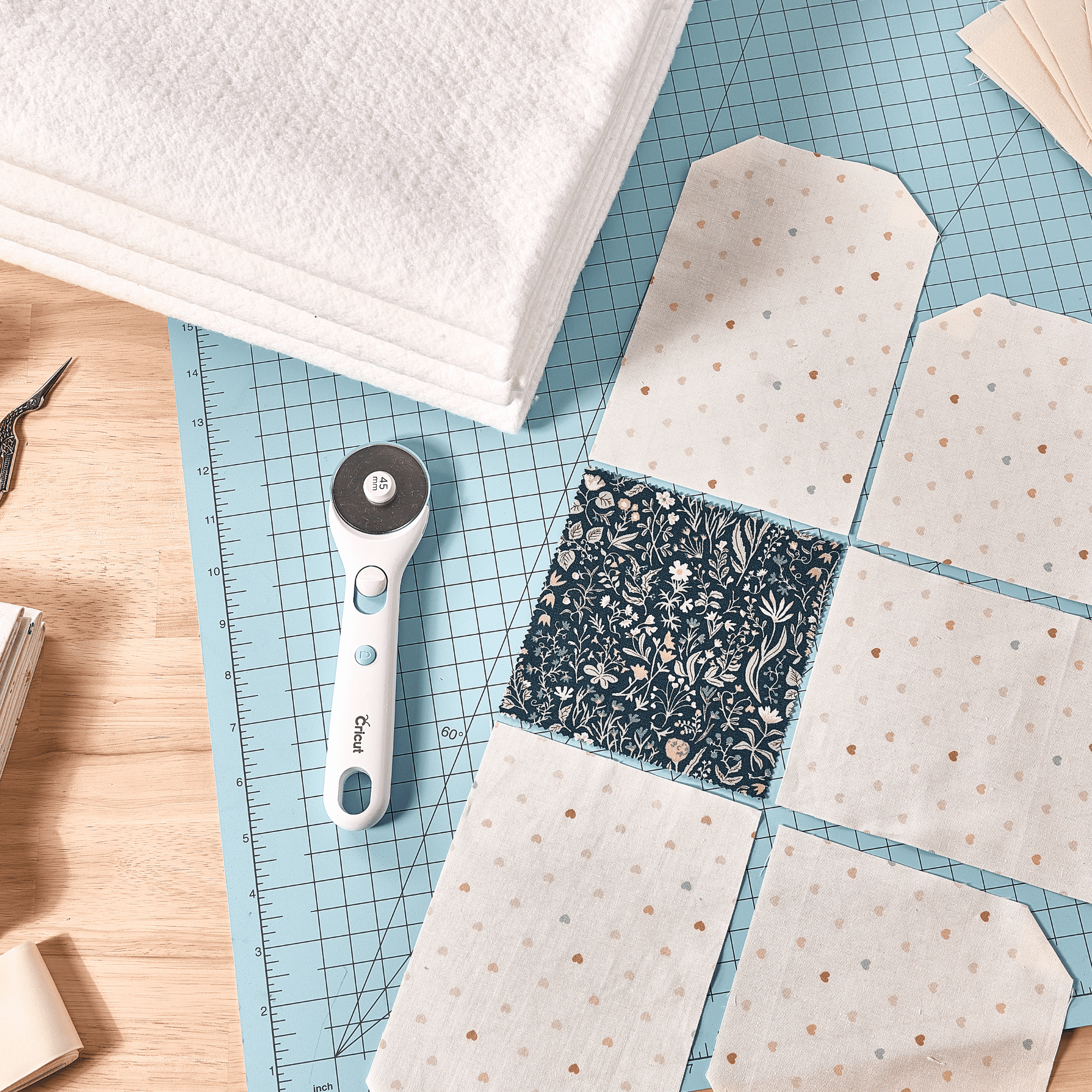 Warm & White Cotton Batting King Size 120'' x 124'' Precut