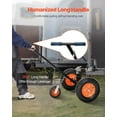 thumbnail image 6 of 1200lbs Trailer Dolly 18 and 22 in Adjustable Height 2 in Ball 15.2 in Tires, 6 of 11