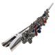 thumbnail image 4 of 1Pc Duckbill Clip Rhinestone Studded Hairpin Hair Clip Bobby Pin Hair Styling Barrette Headwear Hair Accessory (Colorful), 4 of 4