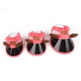 thumbnail image 4 of Pet Sun Hat with Ear Holes, Adjustable Baseball Visor Cap for Small Dogs Cats, Summer UV Protection Outdoor Travel Accessory, Cute Puppy Photoshoot Prop & Pet Gift Pink Size:L, 4 of 5