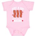 thumbnail image 3 of Inktastic Just a Kid Who Loves Bacon Boys or Girls Baby Bodysuit, 3 of 5