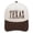 Coffee, variant on ManxiVoo Embroidered Two Tone Baseball Trucker Hat for Men Women Casual Sports and Sun Protection