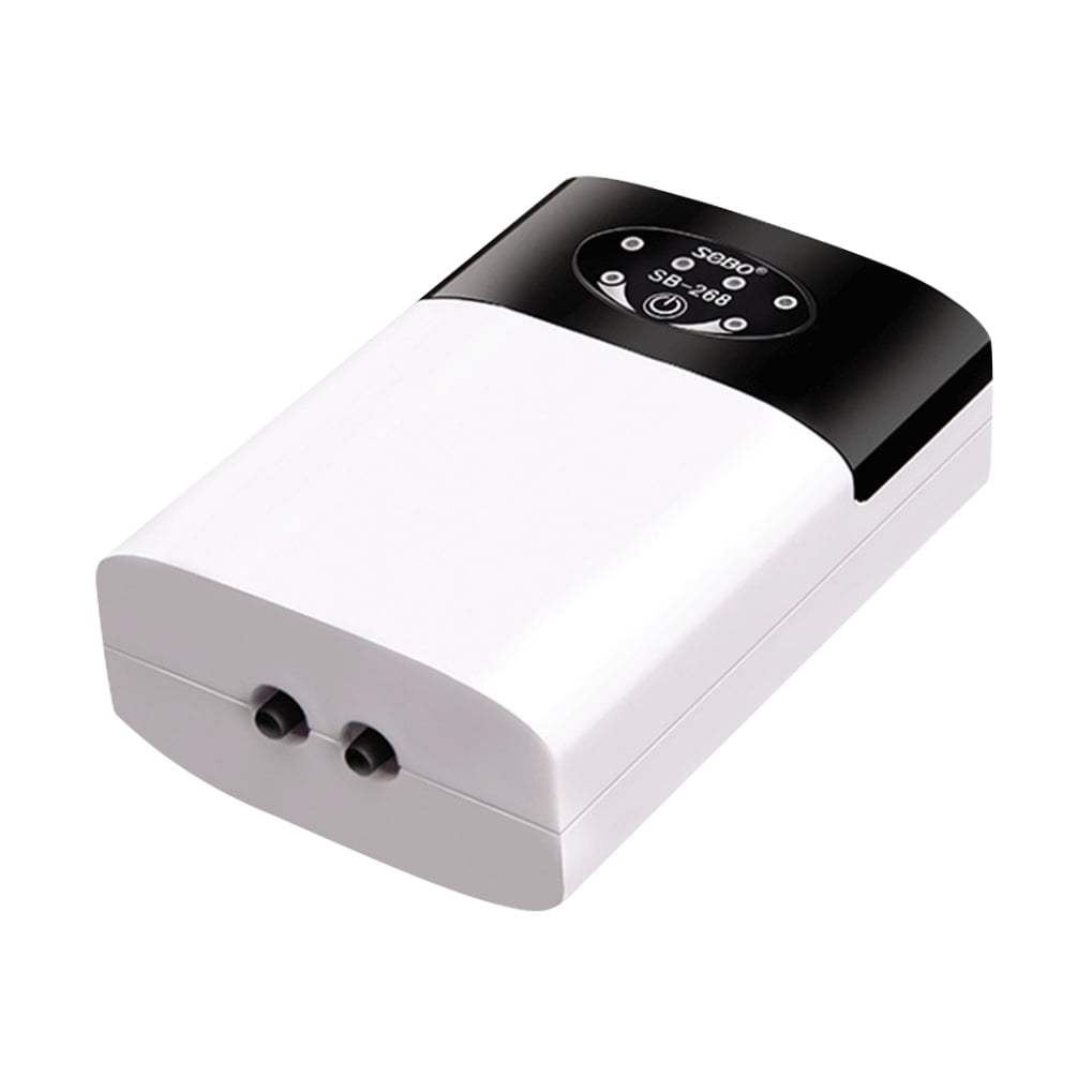 WHAMVOX Portable USB Charging Oxygen Pump for Fish Tank Aquarium with ABS Material White Color Producing More Bubbles 5.8 Inches