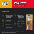 thumbnail image 6 of Liquid Nails 4 oz. White Latex Glue for Small Projects and Repairs, 6 of 7