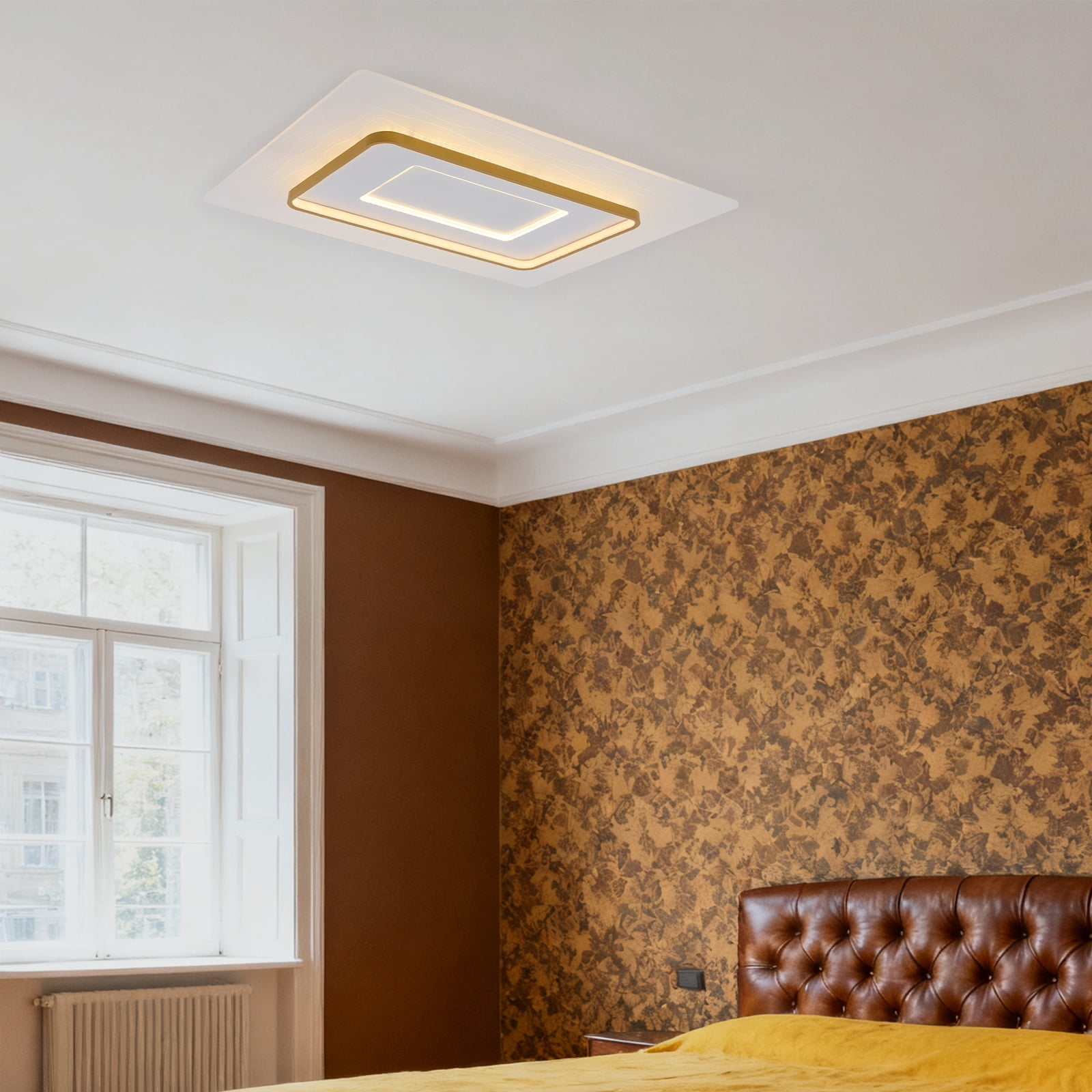 LED Ceiling Light, Dimmable Ceiling Lamp, Modern LED Ceiling Light Fixture, suitable for the dining room, living room, bedroom