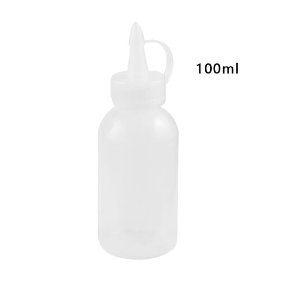 Worallymy Squeeze Bottle Aceite Salsa Botella de almacenamiento Plástico 100ml Ensalada Dispensador de condimentos para cocina Worallymy JD735808852
