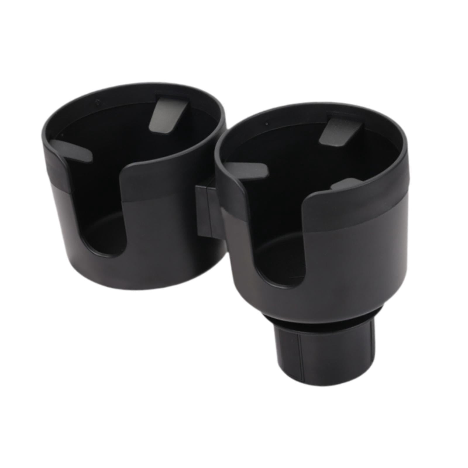 Nishiyuenyi Automotive Cup Holder Extender Car Interior Organizer Removable Car Drink Holder Black