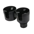 thumbnail image 4 of Extensor de portavasos para coche, Base ajustable, portavasos doble, organizador Interior de coche Negro, 4 of 8
