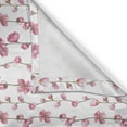 thumbnail image 4 of Ambesonne Leaves Valance Pack of 2, Sakura Ivy Branches, 42"X18", Pink and Pale Rust, 4 of 5