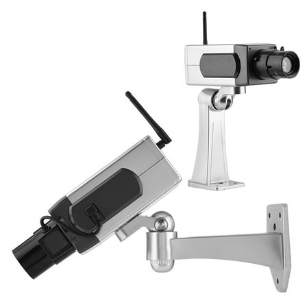 Fake Camera, Bullet Sensing Camera Dummy Waterproof Security Surveillance Shopping Mall for Indoor and Outdoor