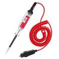 thumbnail image 1 of Probador de circuito LED digital de lámpara de prueba automotriz DC 3-48 V con voltímetro y sonda para verificar fusibles y voltaje de batería de vehículos, automóviles, camiones, motocicletas Rojo Verde, 1 of 5