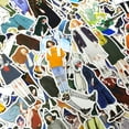 thumbnail image 4 of Wrapables Fashion Women People Vinyl Stickers for Scrapbooking, Journaling, Water Bottles, 170pcs, Cosmo Women, 4 of 9
