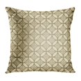 thumbnail image 1 of BOSDECO Brown Pattern Retro French Damask Luxury Victorian Baroque PillowCase Pillow Cover 20x20 inch, 1 of 1