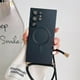 thumbnail image 4 of Crossbody Necklace Lanyard Cord Rope For Magsafe Matte Plating Case For Samsung S24 S23 Ultra S22 Plus S20 Shockproof Soft Cover, 4 of 5