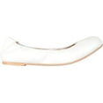 thumbnail image 4 of Women's Journee Collection Lindy2 Ballet Flat White Faux Leather 7 M, 4 of 5