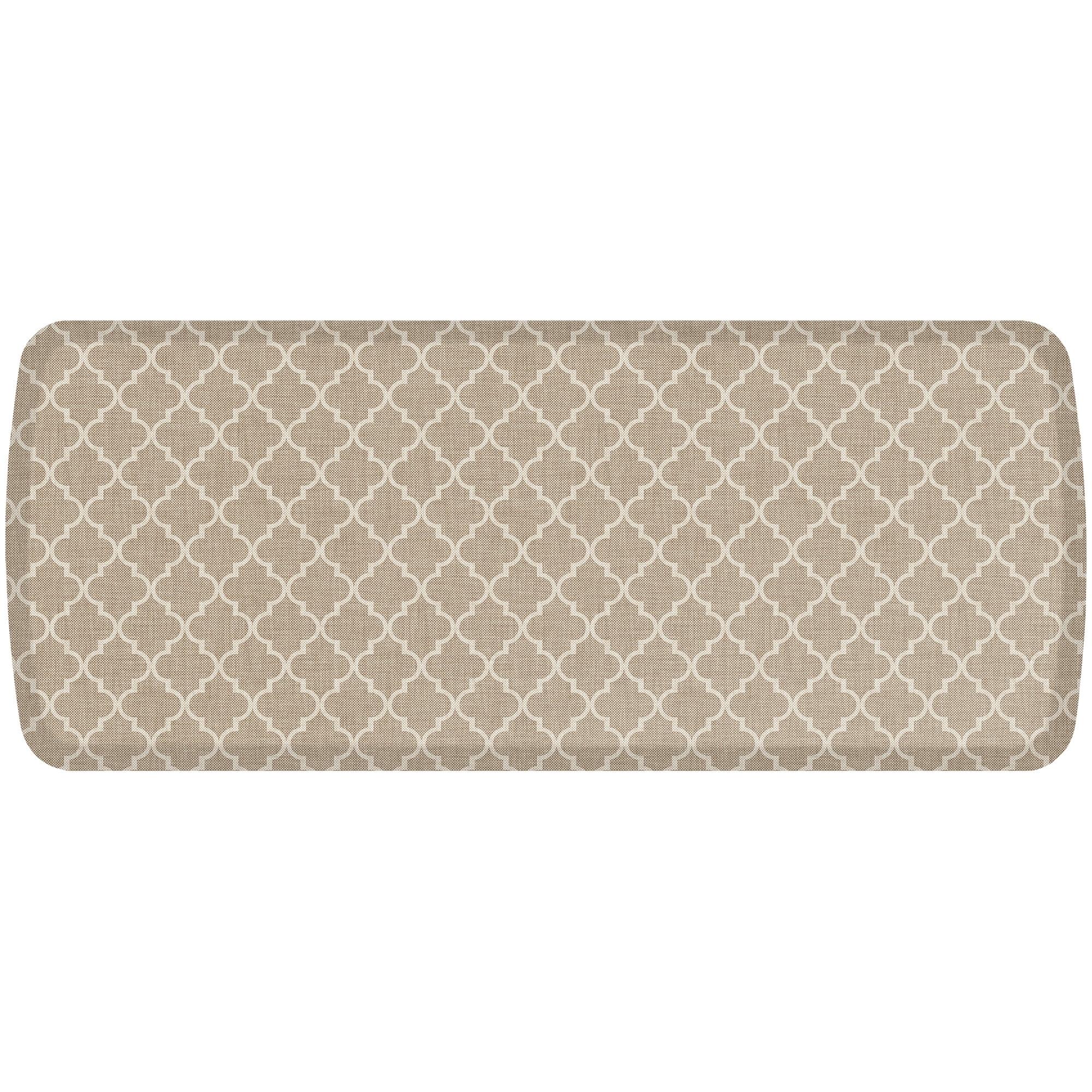 Gelpro Elite Decorator Lattice Wheat Anti Fatigue Kitchen Floor Mat 20x48 Walmart Com Walmart Com