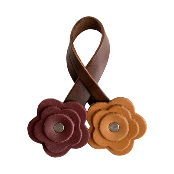 Vintage Elegant Rose Bag Charm PU Bag Pendant Friendly Design Quick Attach Feature For Handbags Fashion Accessory