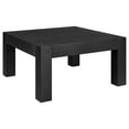 thumbnail image 3 of Evelyn&Zoe Langston 34" Wide Square Coffee Table, Black Grain, 3 of 5