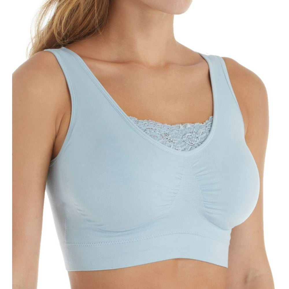 Rhonda Shear Women's Rhonda Shear 9347 Ahh Bra Double Layer with Lace