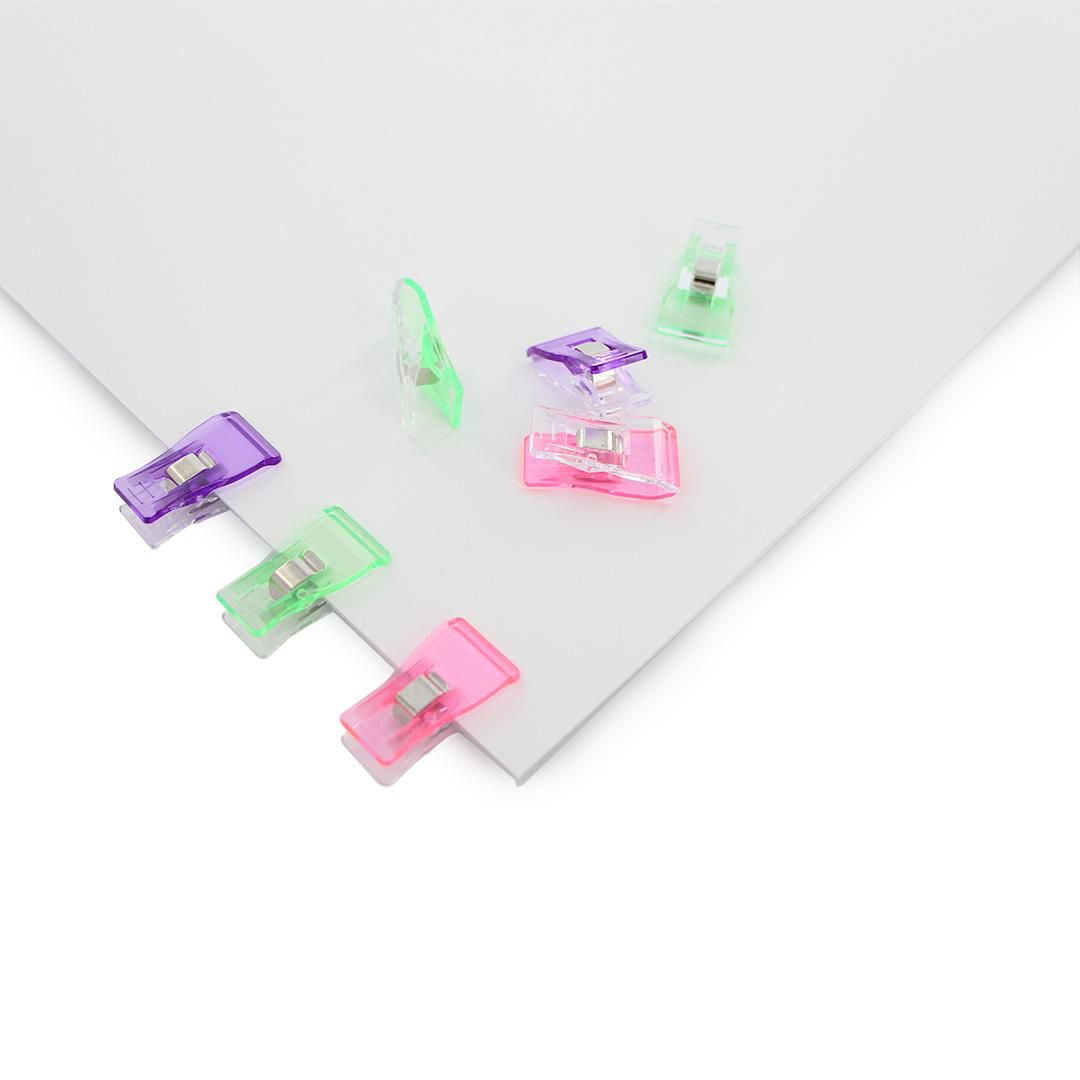 UNIQUE CREATIV Large Clever Clips — Fabric Holding Clips for Thick Layers, 12‑Pack