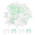 thumbnail image 1 of 50Pcs Mini Lazo de Cinta 1" Mini Cinta de Satén para Manualidades DIY Costura Boda Fiesta de Cumpleaños Blanco y Verde, 1 of 6