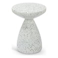 thumbnail image 1 of Meridian Furniture Anika White Iron Terrazzo Side Table, 1 of 8